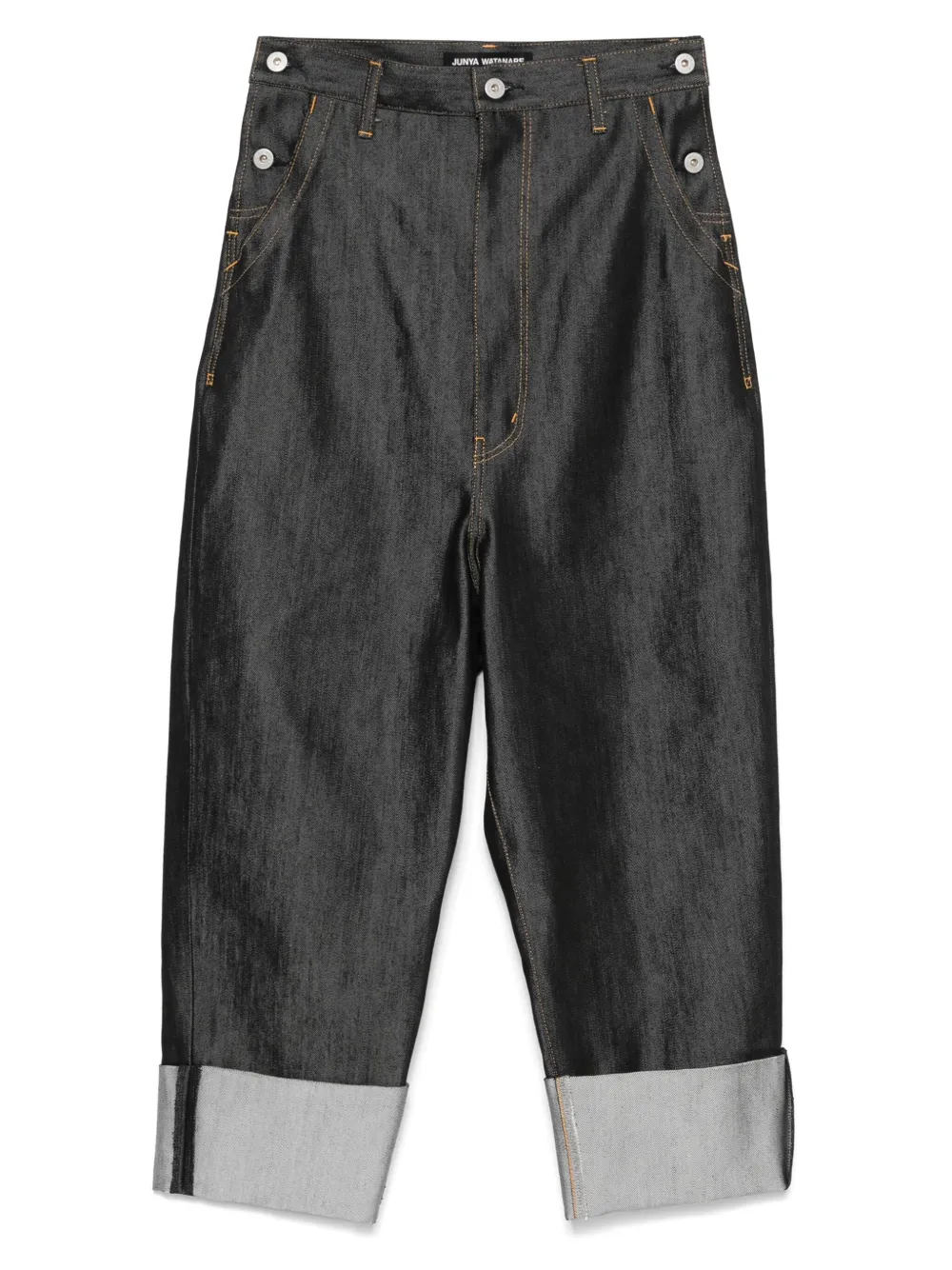 Shop Junya Watanabe Contrast-stitching Jeans