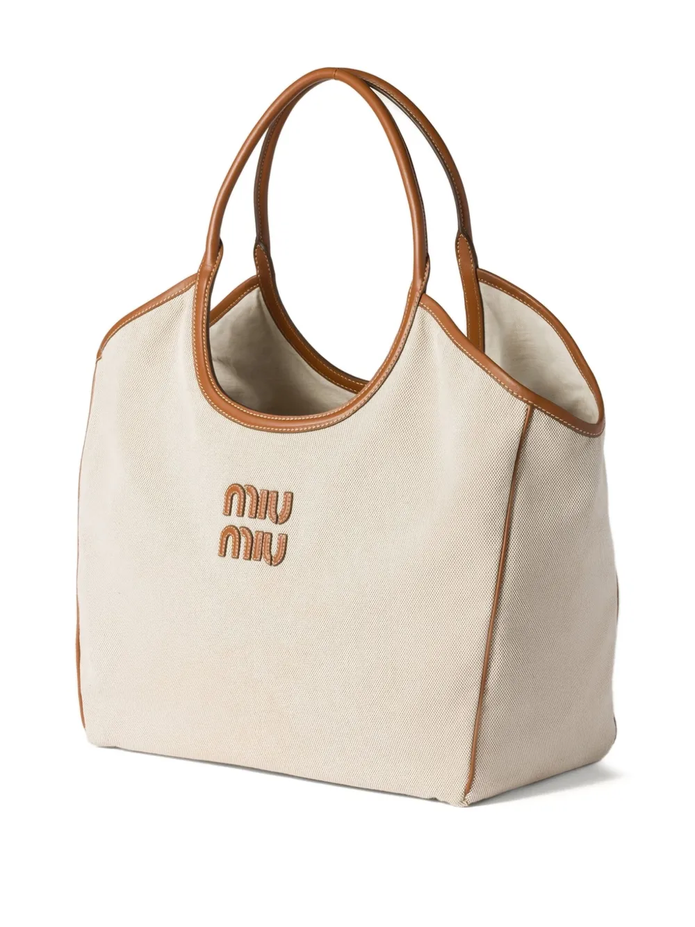 Miu Ivy shopper Beige
