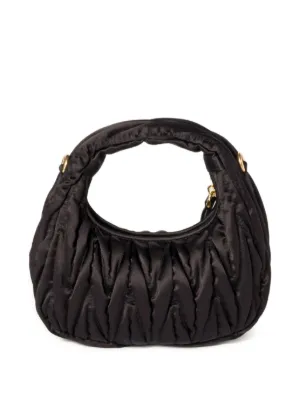 【関税&送料込】Miu Miu Mini Borsa Miu Miu Matelassé nappa leather mini-bag | REVERSIBLE