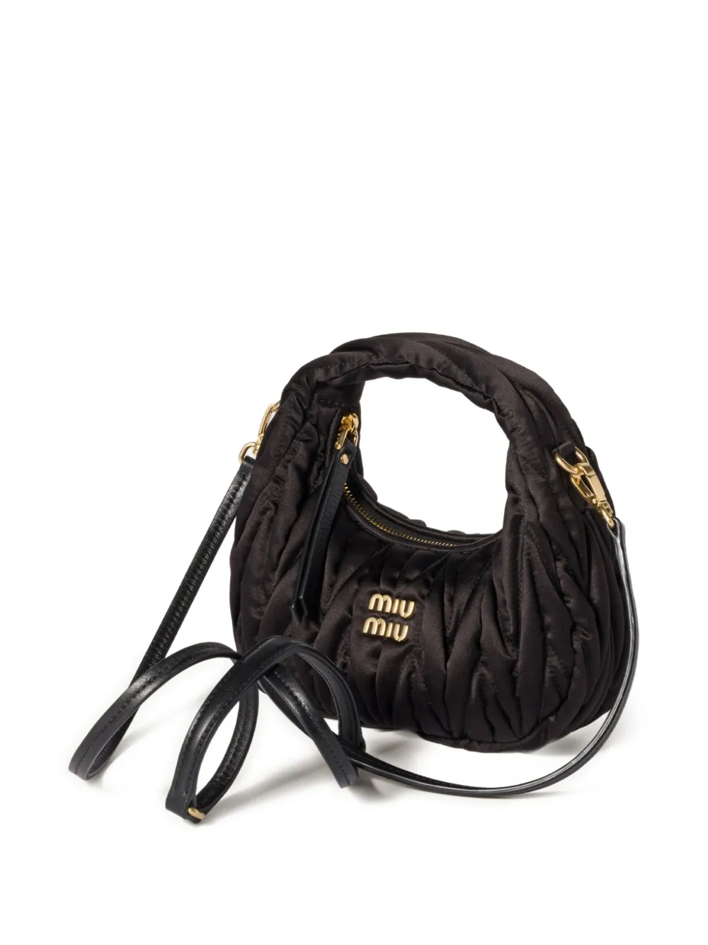 Miu Wander mini-shopper Zwart