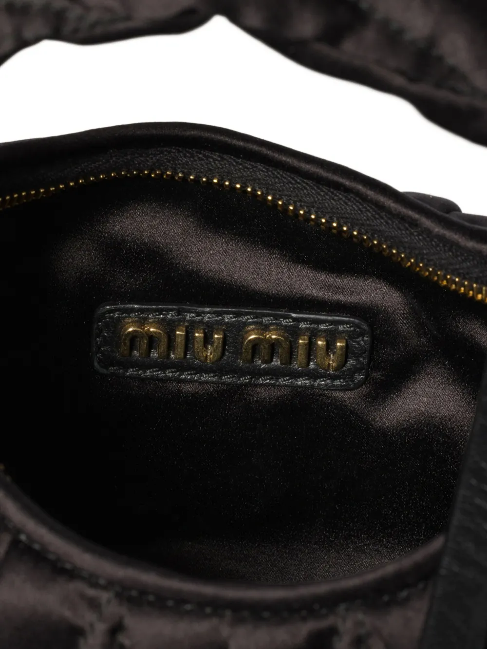 Miu Wander mini-shopper Zwart