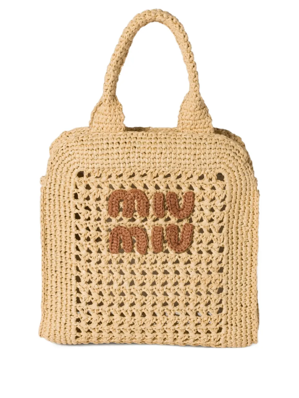 Miu Miu tote de crochet | neutro | Image 1
