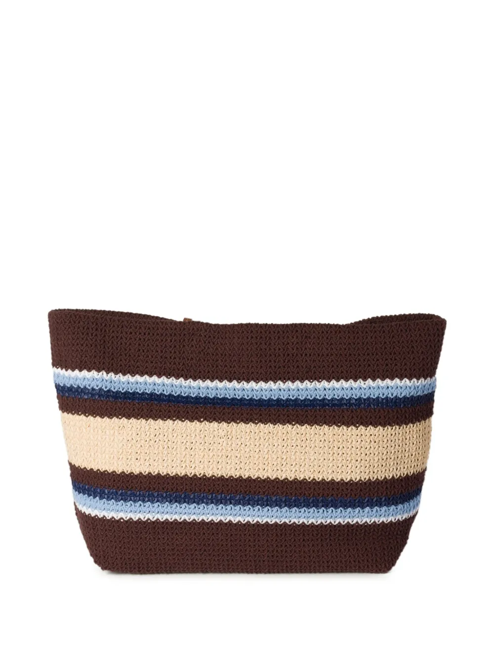 Miu Gehaakte shopper Bruin