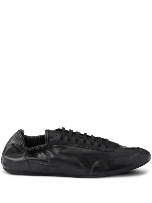 Baskets Collapse en cuir - Prada - Modalova