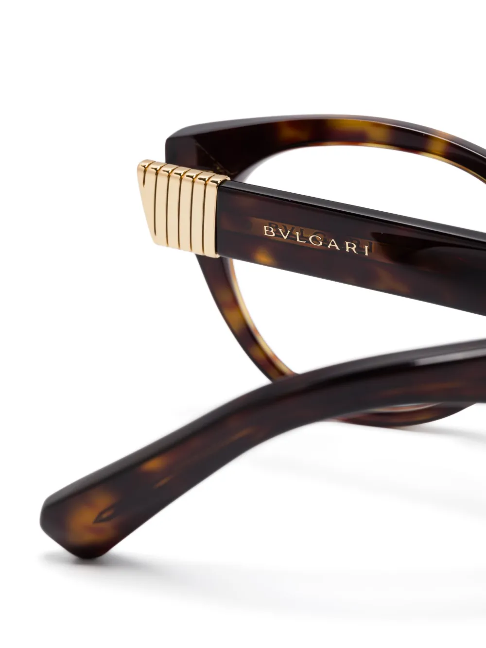  Bvlgari Butterfly-frame Glasses - Brown 