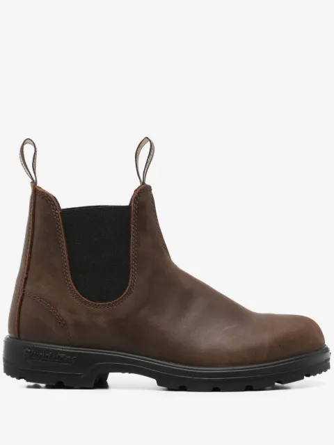 Blundstone round-toe leather Chelsea boots