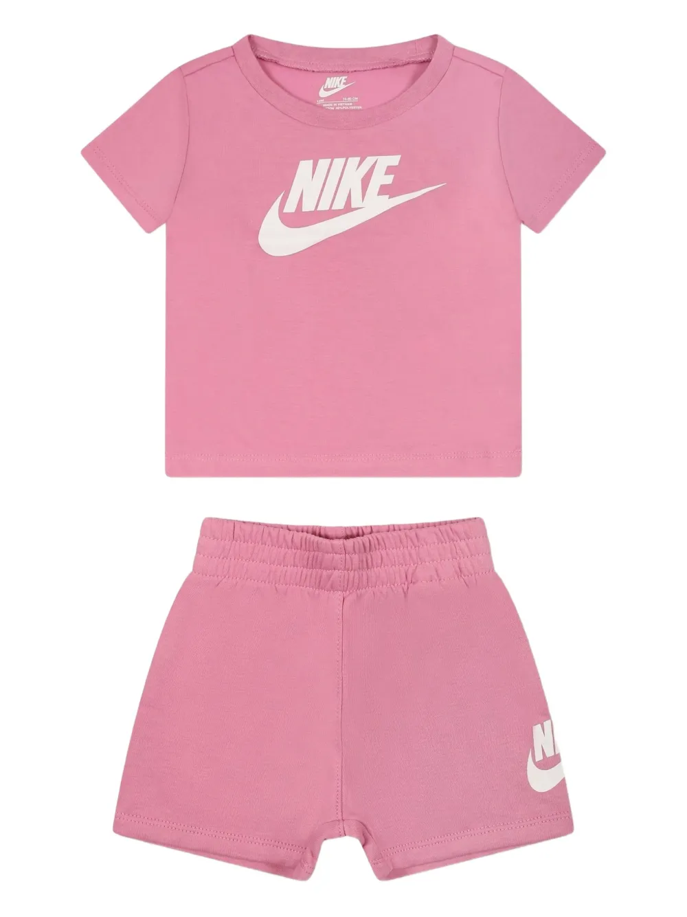 Nike Kids ロゴ ショートパンツ セット - ピンク Nike Kids ロゴ ショートパンツ セット - ピンク