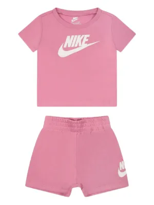 nike shorts and crop top set