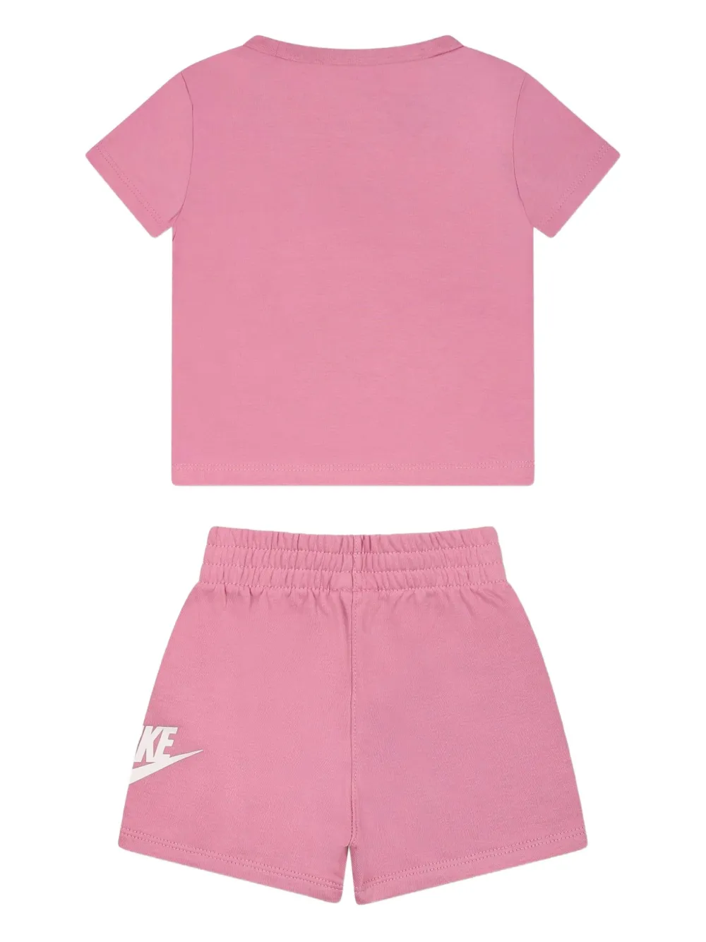 Nike Kids Shorts set met logo Roze