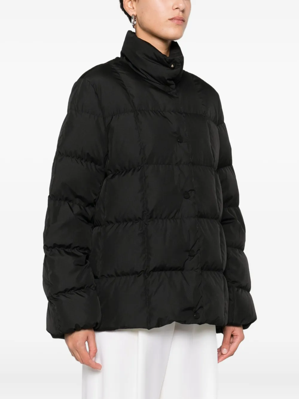Moncler Cochevine gewatteerd jack Zwart