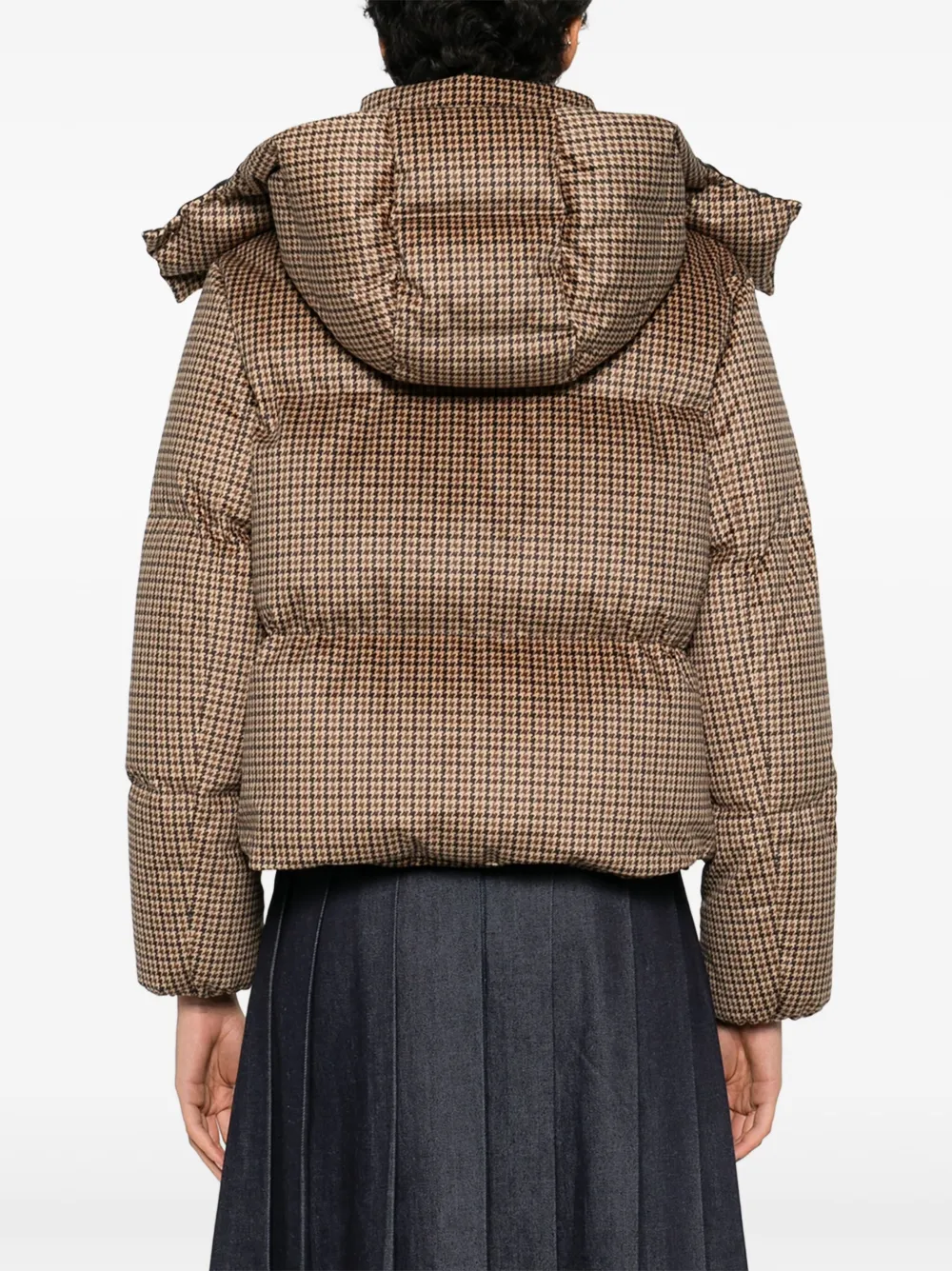Moncler Quierzy Hooded Jacket In Brown