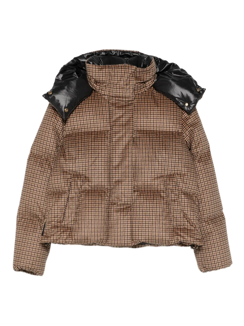 Moncler Quierzy Hooded Jacket In Brown