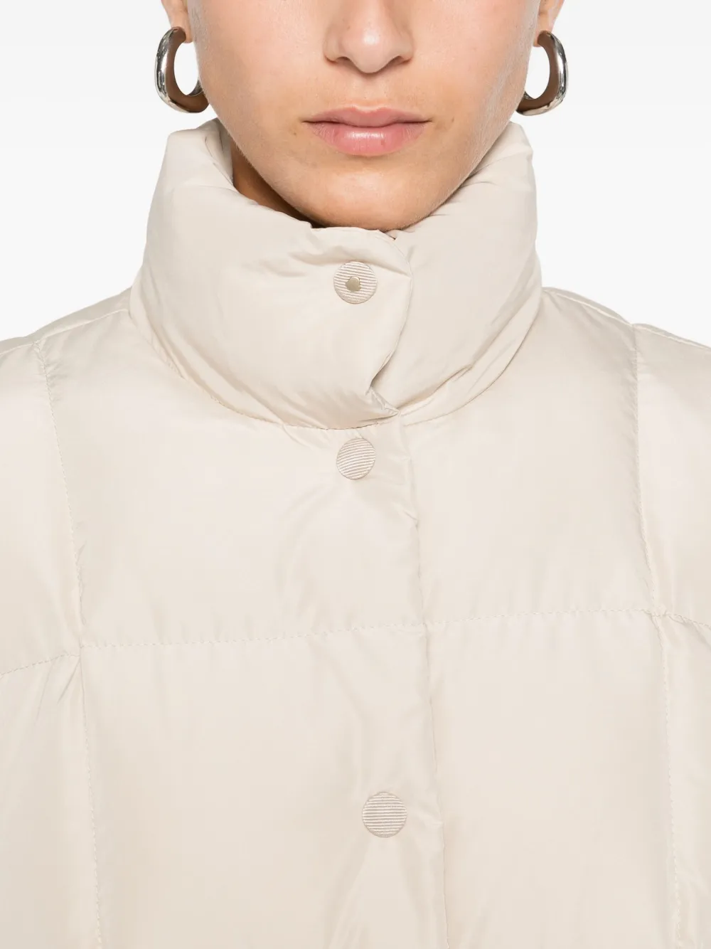 Moncler Cochevine gewatteerd jack Beige