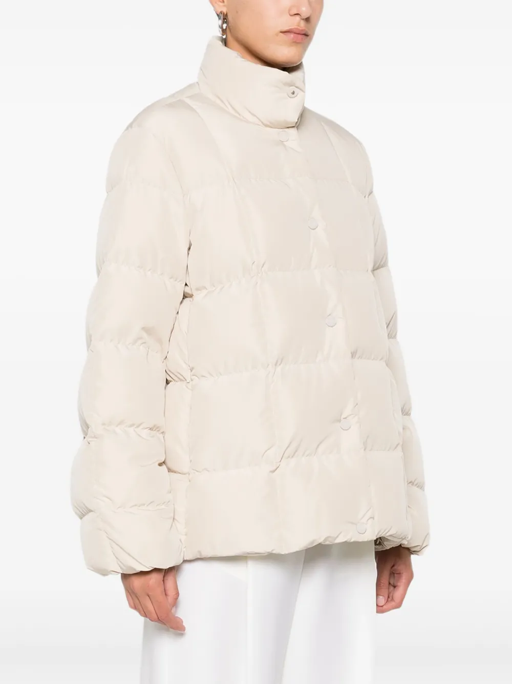Moncler Cochevine gewatteerd jack Beige