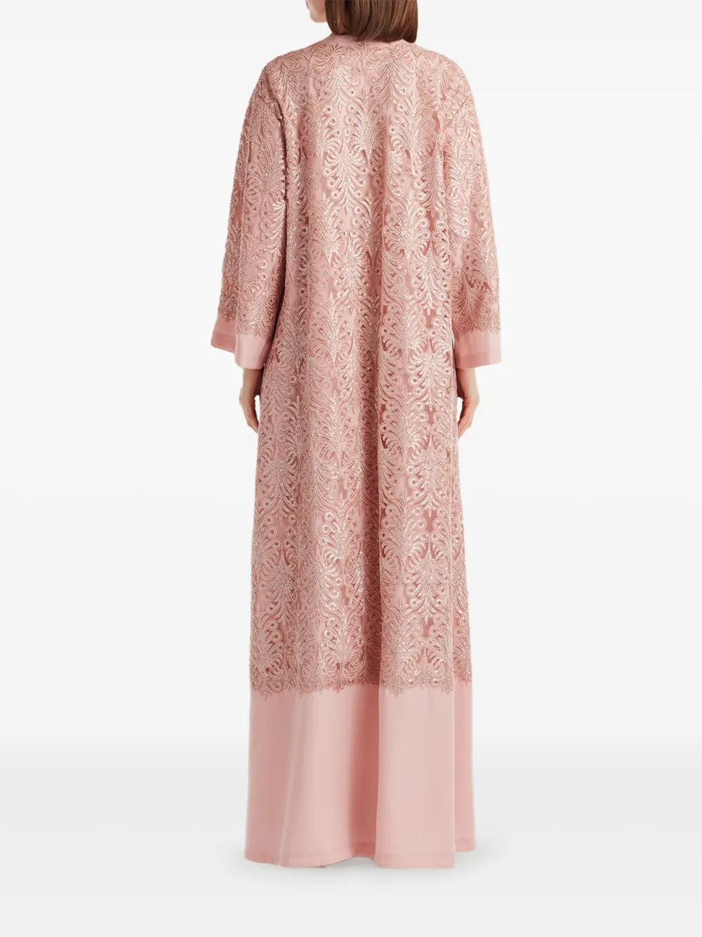 Tadashi Shoji Jurk met geborduurd kant Roze