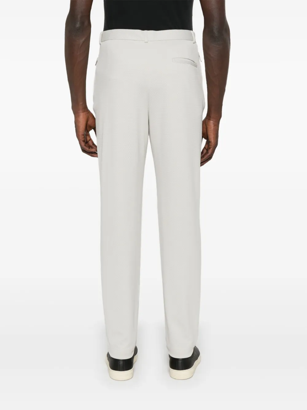 Emporio Armani Broek met toelopende pijpen Grijs