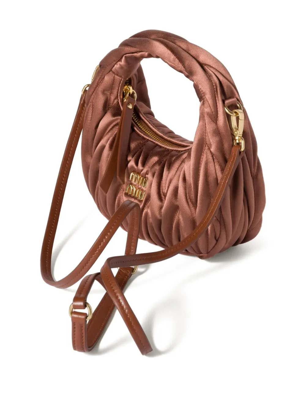 Miu Wander mini-shopper Bruin
