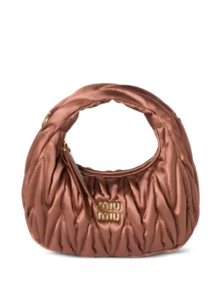 Miu Miu Mini Wander Tote Bag | Brown | FARFETCH