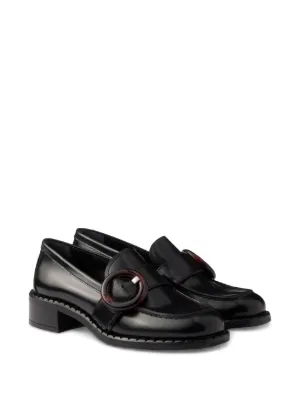 【エフォートレスで軽やか】PRADA モカシン クロシェローファー エフォートレスで軽やか】PRADA モカシン クロシェローファー