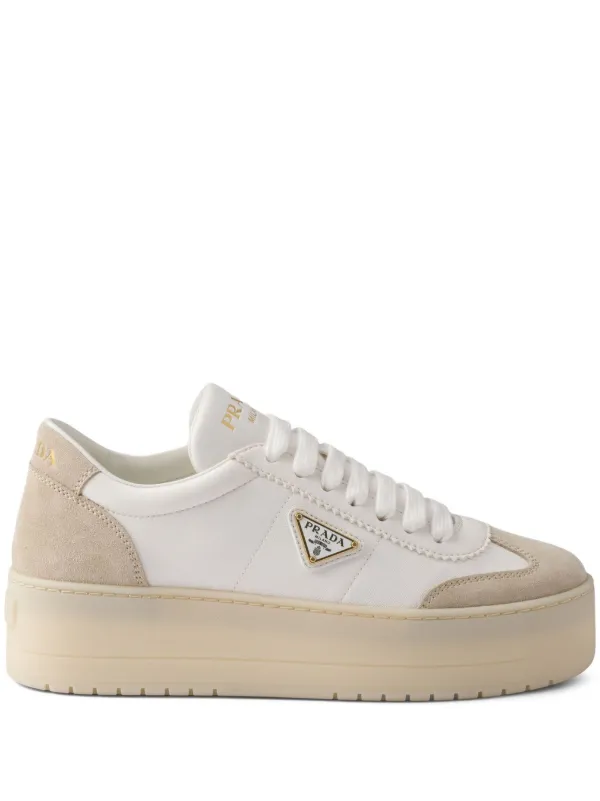 【関税込み】PRADA DOWNTOWN SNEAKERS Prada Downtown Perforated Leather Sneakers | Saks Fifth Avenue