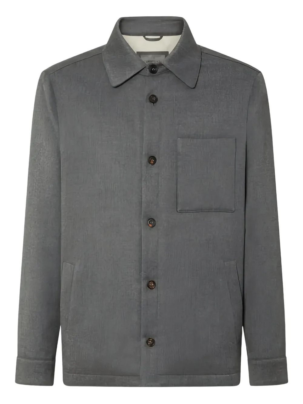 Corneliani button-fastening overshirt | Grey | Image 1