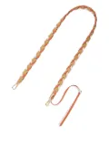 LOEWE braided-leather bag strap - Orange