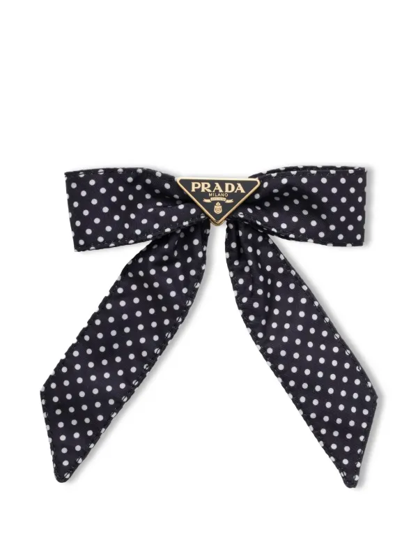 Prada 自慢の パリ限定 リボンバレッタ org.jpg