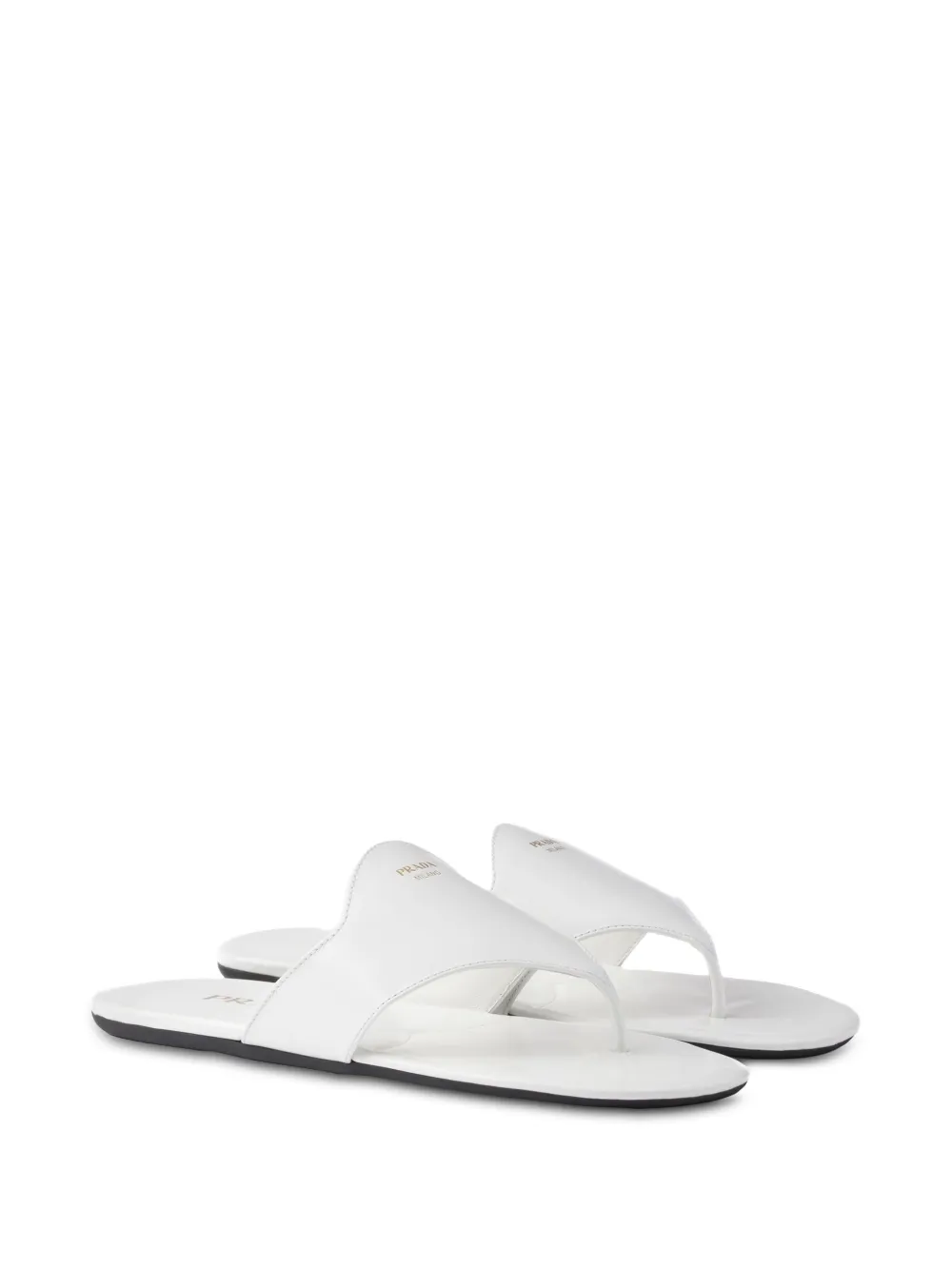 Prada Sandalen met twee bandjes - Wit
