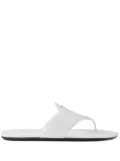 Prada two-strap flat sandals - White