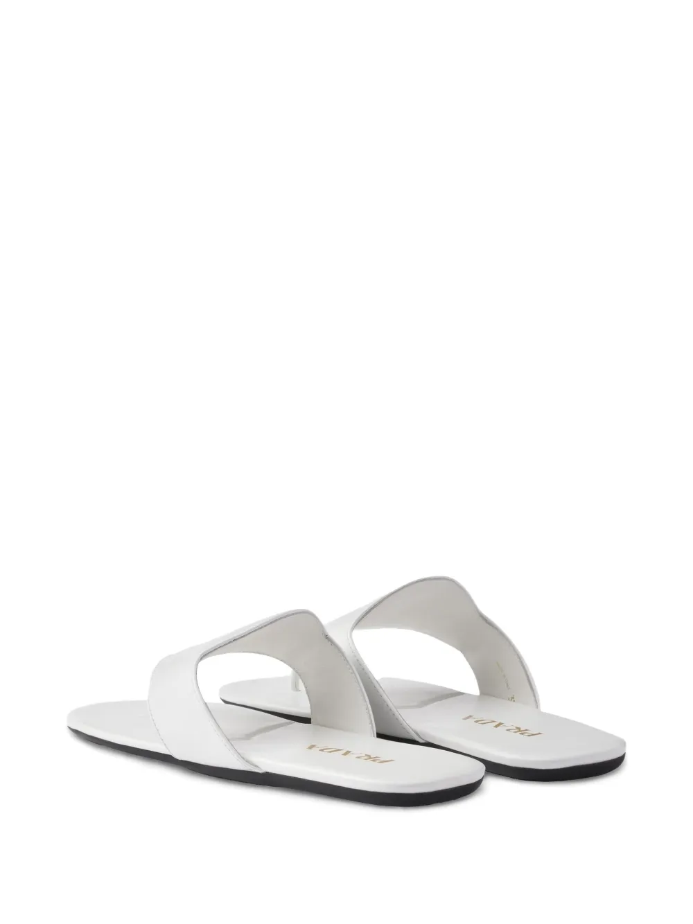 Prada Sandalen met twee bandjes Wit