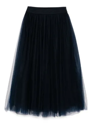 スカート FABIANA FILIPPI Tulle skirt Fabiana Filippi Golden Tulle Maxi Skirt | Saks Fifth Avenue