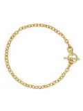David Yurman 18K yellow gold DY Mercer® Petite Toggle Chain diamond necklace