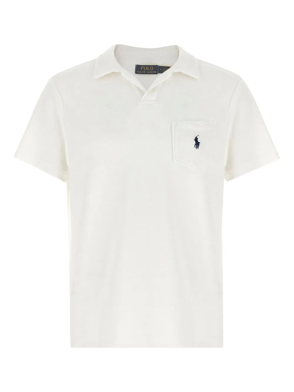Polo Ralph Lauren テリークロス ポロシャツ - ホワイト Polo Ralph Lauren テリークロス ポロシャツ - ホワイト