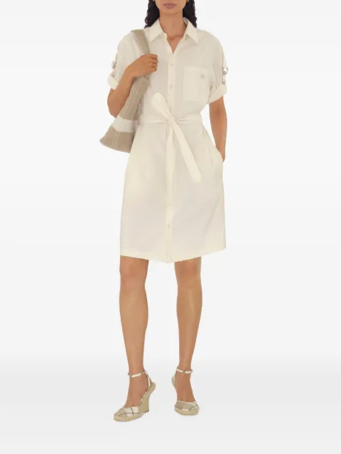 Burberry vestido camisero con bordado EKD