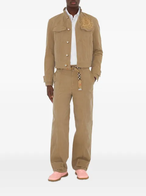 Burberry pantalones de algodón