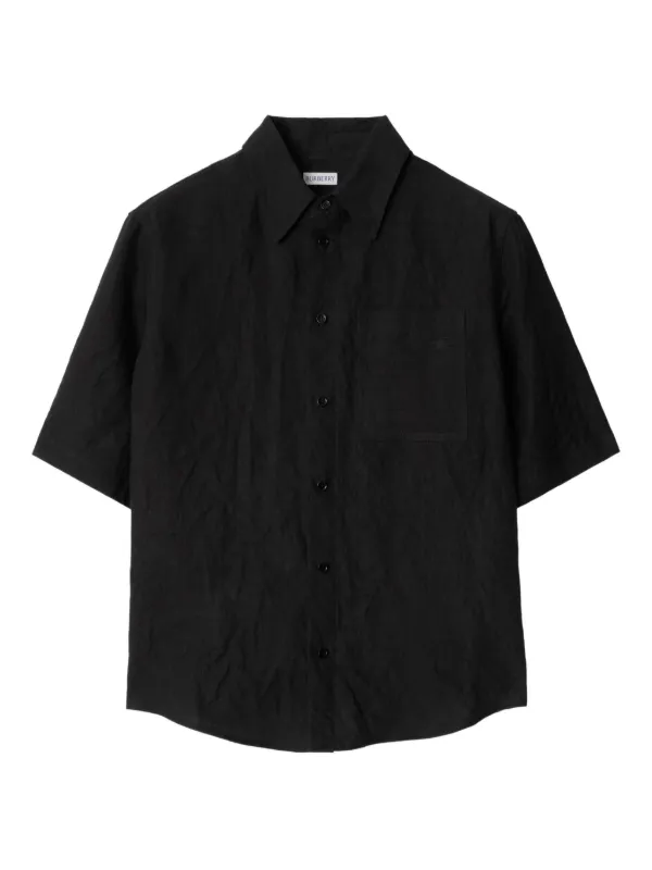 clarks shoes dress Black Short Sleeve Shirt - Burberry - Men