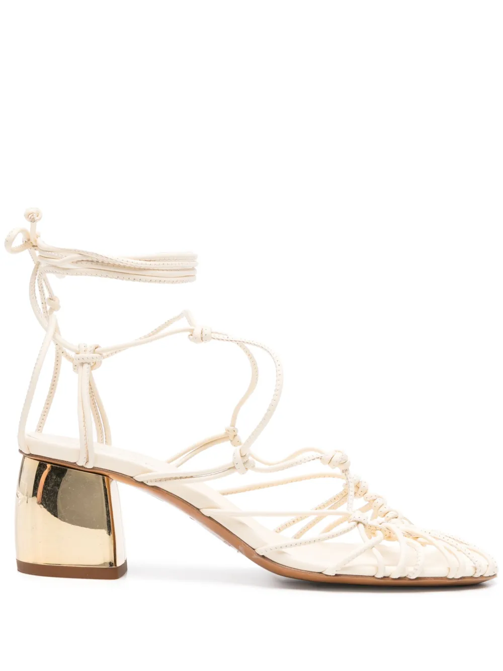 Forte 50 mm sandalen met bandjes Beige
