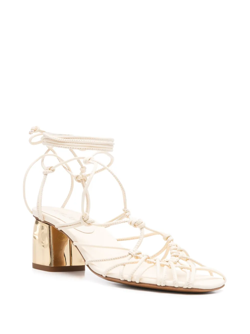 Forte 50 mm sandalen met bandjes Beige
