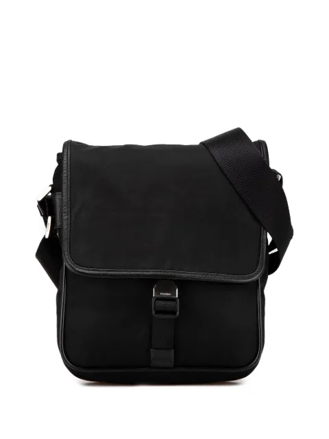 Prada Pre-Owned bolsa crossbody Tessuto Buckle Messenger Bag 2013-2024