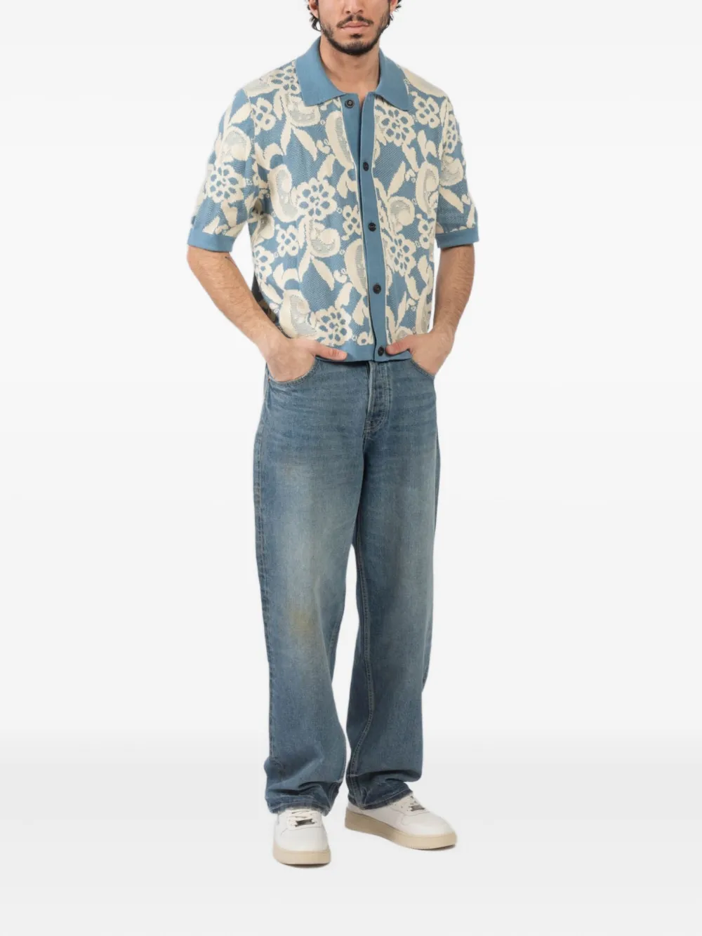 Corridor floral-jacquard button-up shirt | Shirts | Image 2