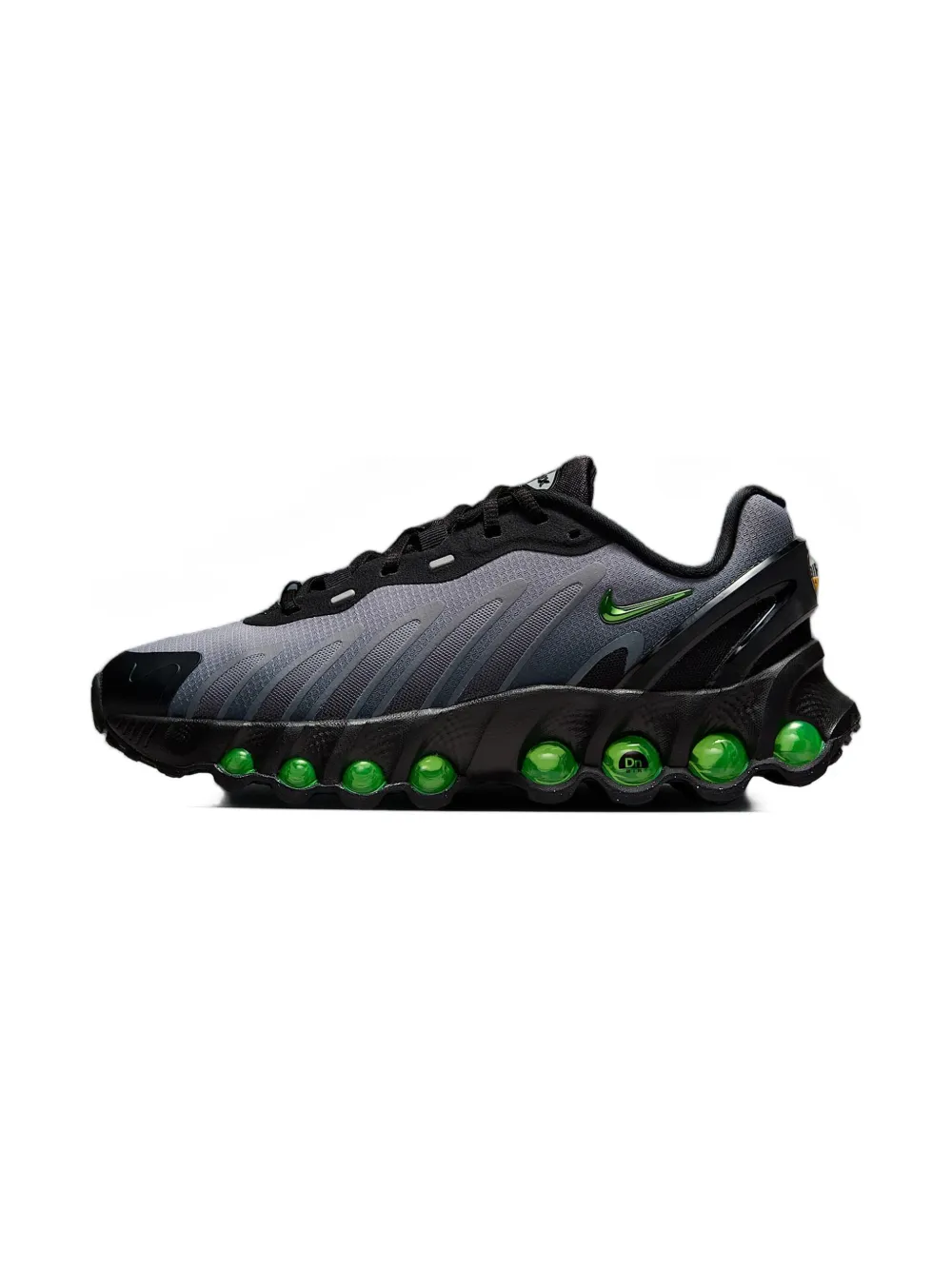 Nike Kids Air Max Dn8 "Black Light Smoke Grey Black Volt" sneakers