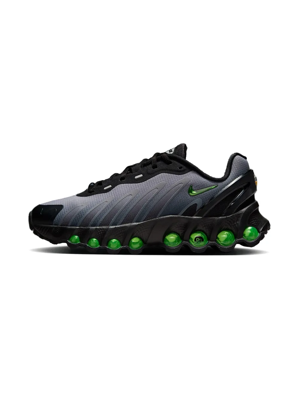 Nike Kids Air Max Dn8 "Black Light Smoke Grey Black Volt" sneakers