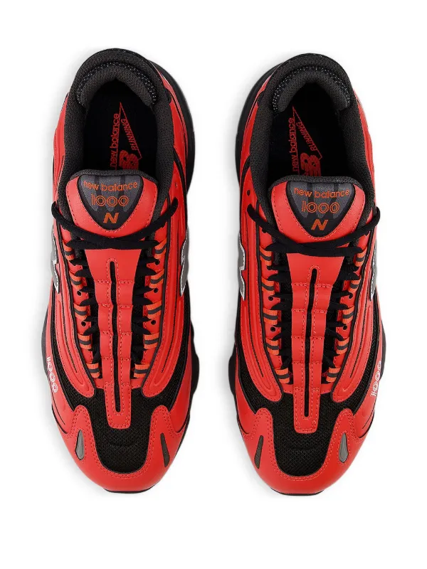 New Balance 1000 スニーカー ブラック×レッド New Balance 1000 