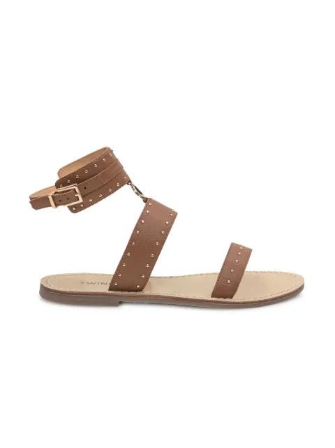 TWINSET Kids stud-embellished sandals