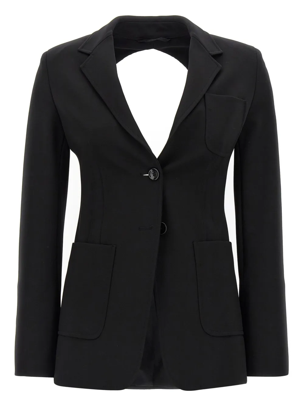 Max Mara Anagni blazer Zwart