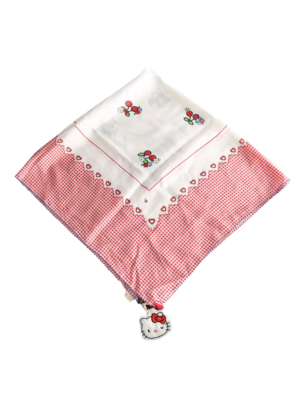 Pero mascada con estampado de cerezas en colaboración con Hello Kitty | rosado | Image 1
