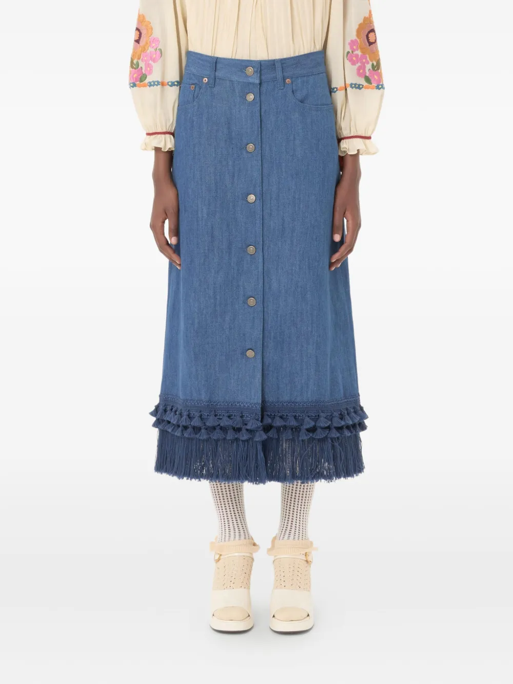 Valentino Garavani Denim rok Blauw