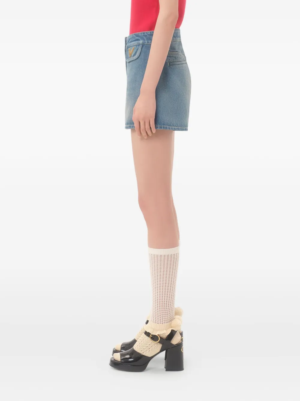 VALENTINO DENIM SHORTS 