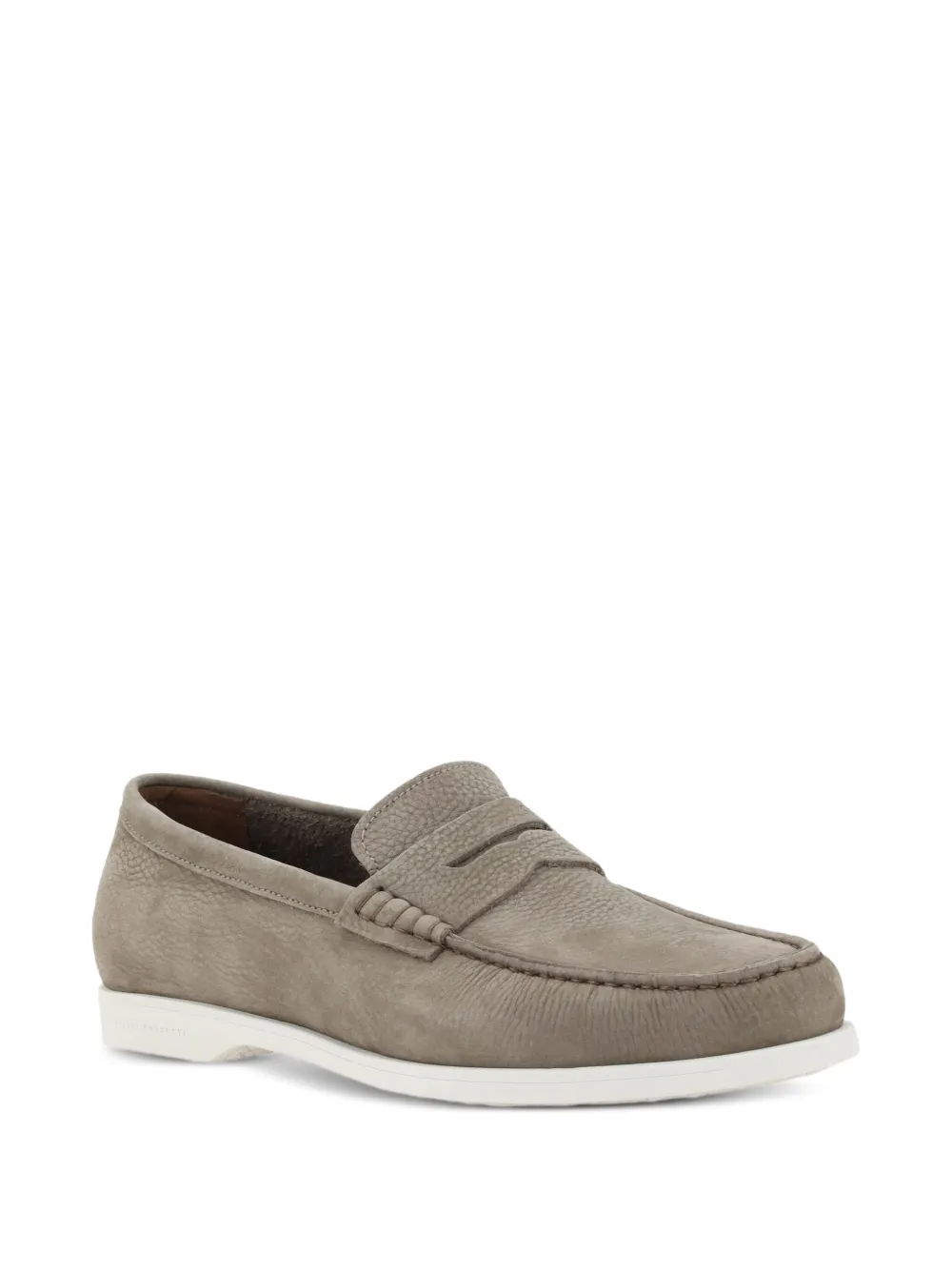Fratelli Rossetti Suede Loafers In Neutrals
