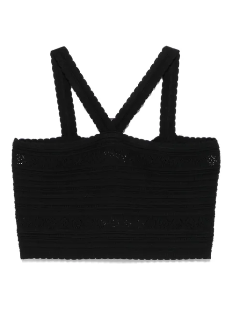 TWINSET top tejido de canalé